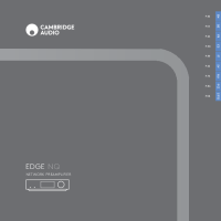 Cambridge Audio Edge NQ - Owners manual
